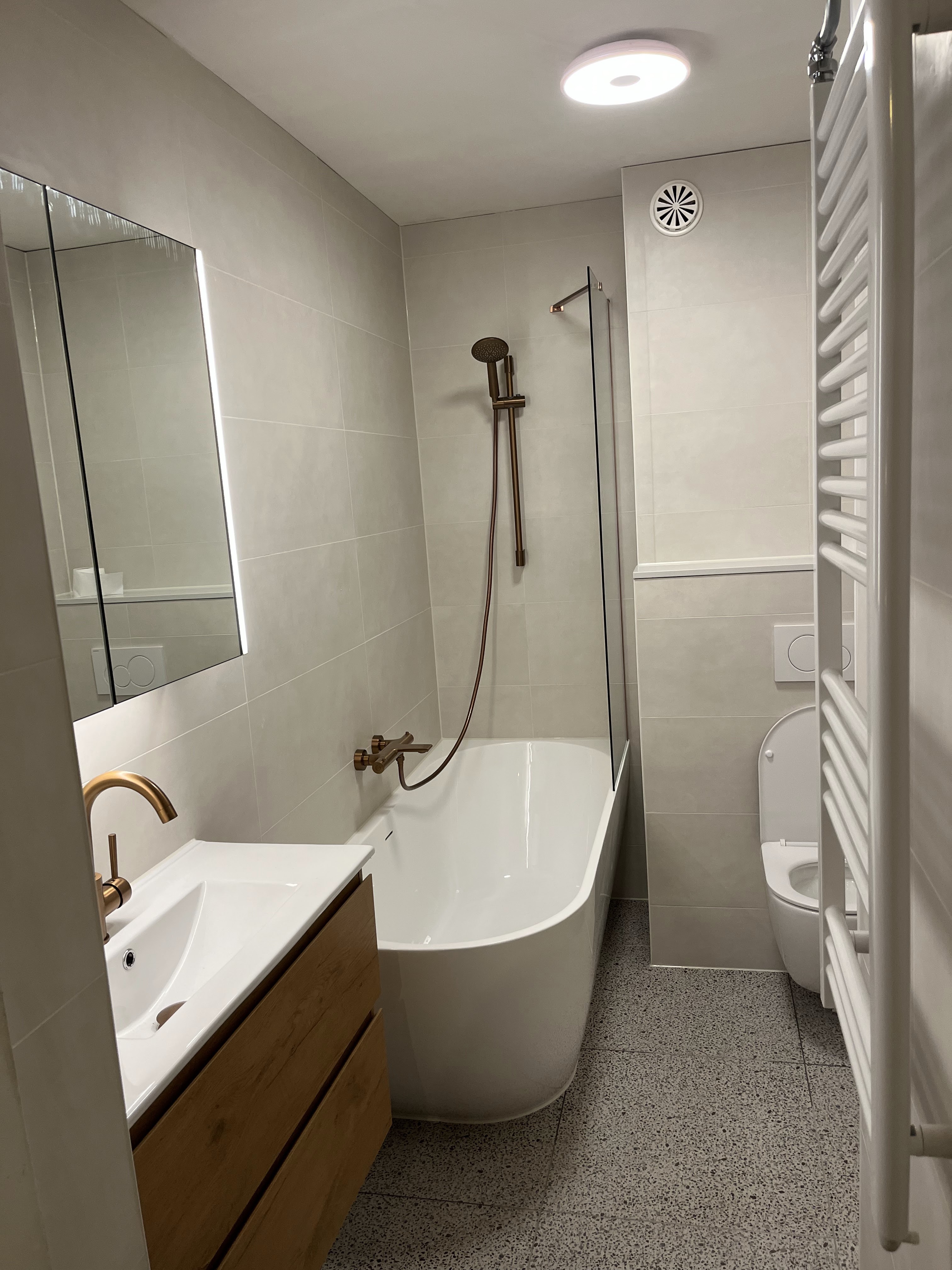 Gerenoveerde badkamer – Marnixkade, Amsterdam